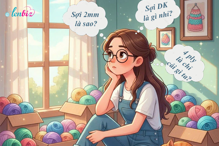 Cỡ sợi trong đan móc len – hiểu đúng để chọn sợi chuẩn, sản phẩm đẹp như ý!